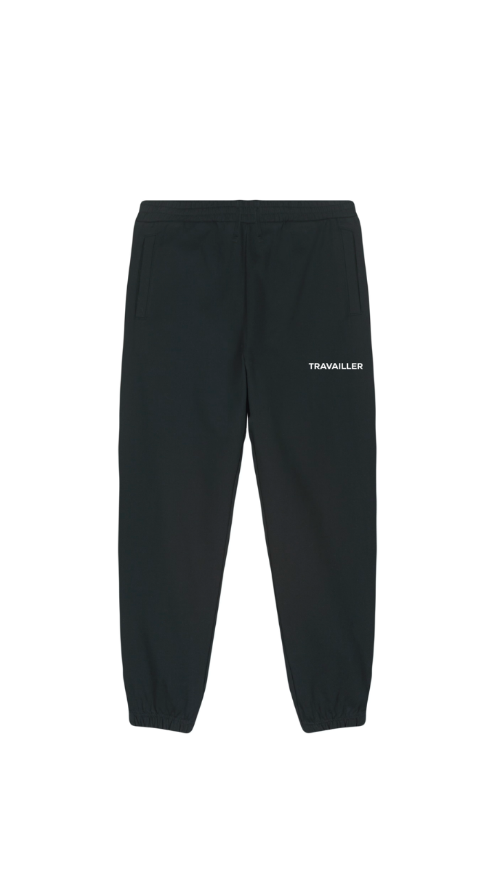 WHITE LOGO SWEATPANTS
