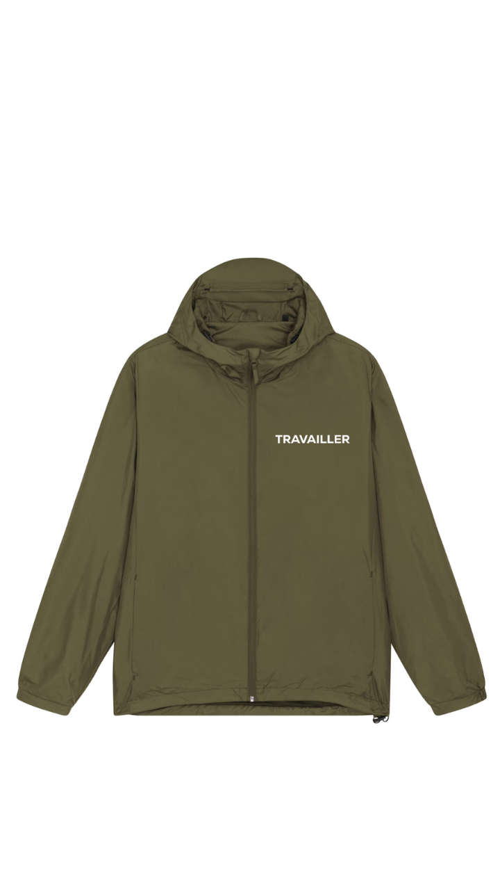 OLIVE GREEN WINDBREAKER