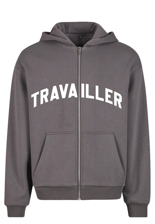 CURVED LOGO ZIP UP