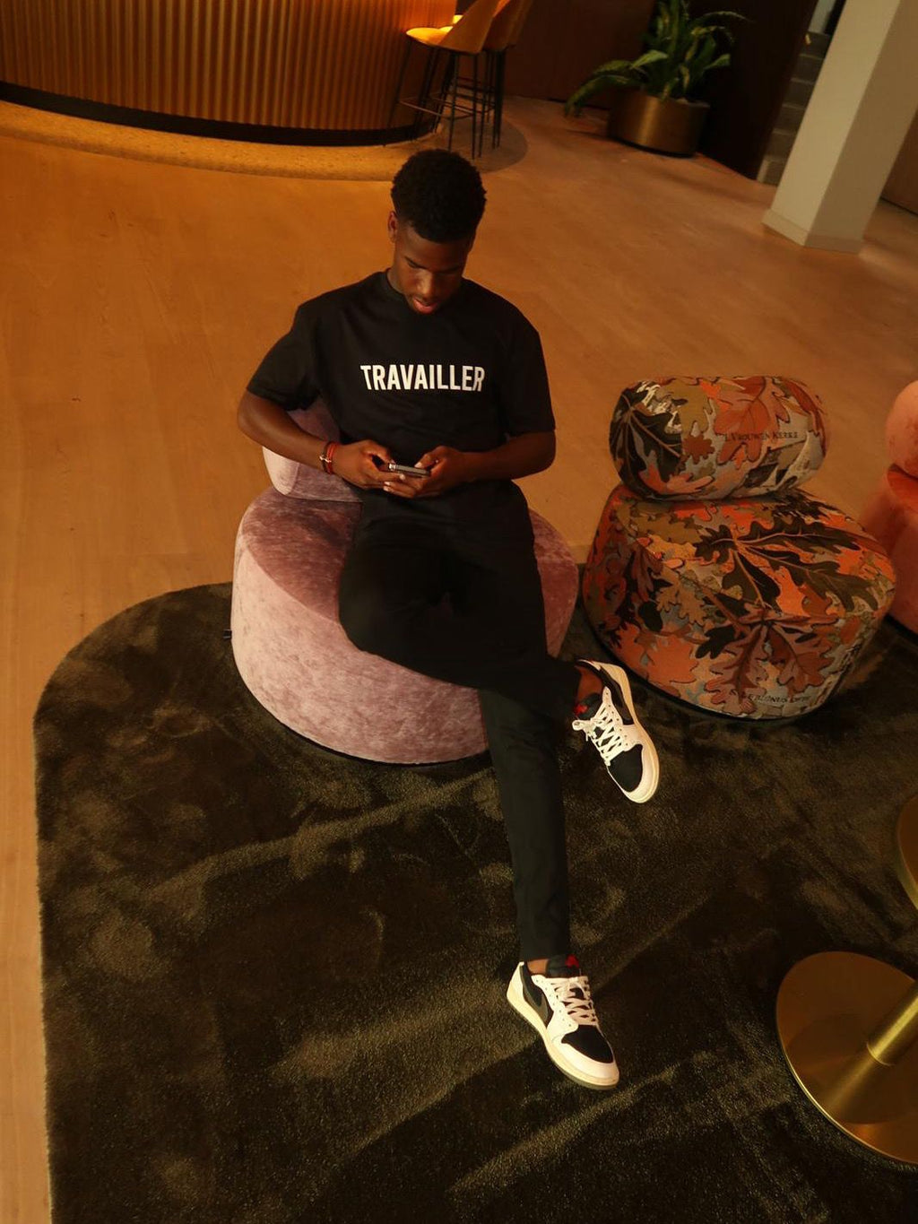 PRINTED LOGO T-SHIRT BLACK