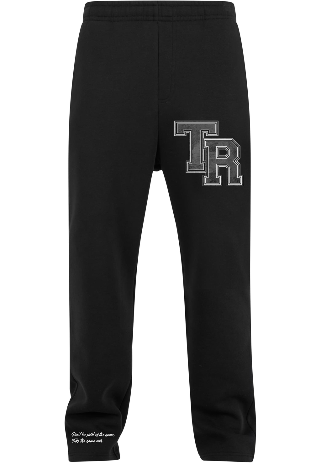 TR LOGO BLACK STRAIGHT JOGGER