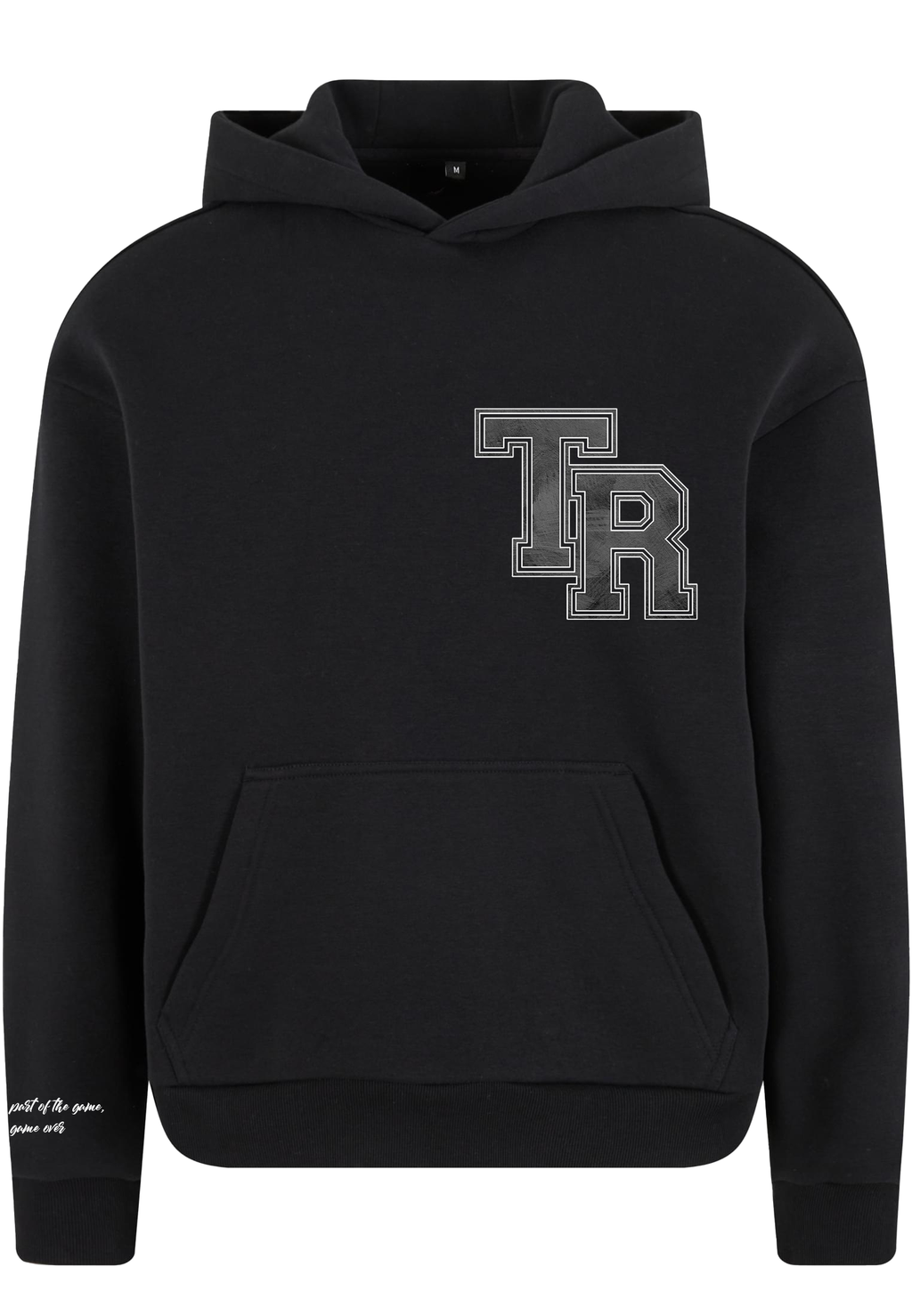 TR LOGO BLACK HOODIE